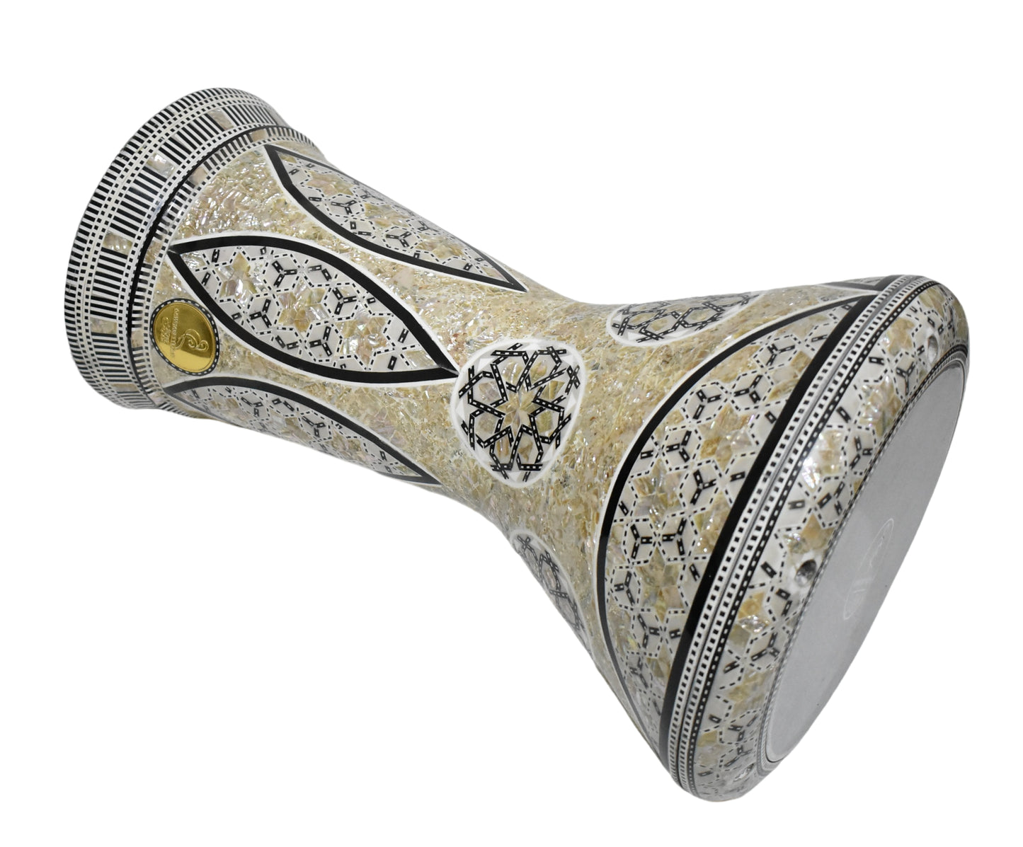 Gawharet El Fan Sombaty 18.5/19 inch Drum Darbuka Doumbek Tabla mother of pearl (Duke 19")