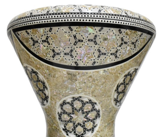 Gawharet El Fan Sombaty 18.5/19 inch Drum Darbuka Doumbek Tabla mother of pearl (Duke 19")