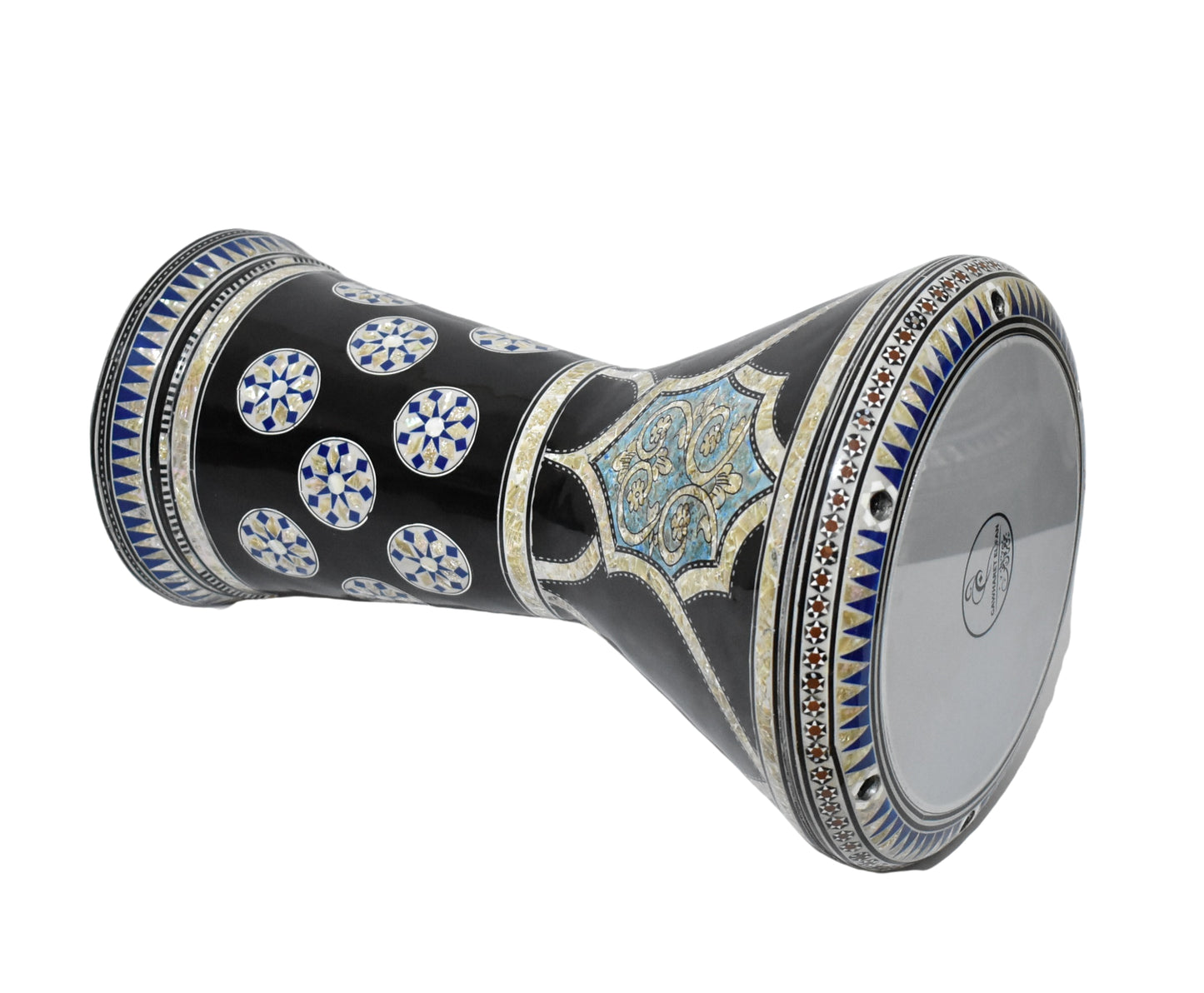 Gawharet El Fan Sombaty 18.5/19 inch Drum Darbuka Doumbek Tabla mother of pearl (Night blossom 19")