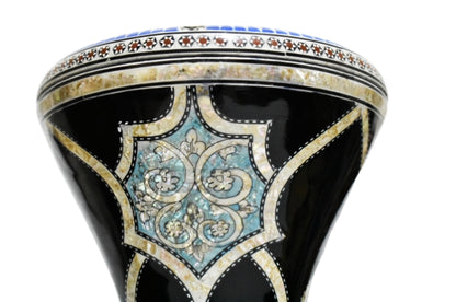 Gawharet El Fan Classic 17/17.5 inch Drum Darbuka Doumbek Tabla Mother of Pearl (Night Blossom)