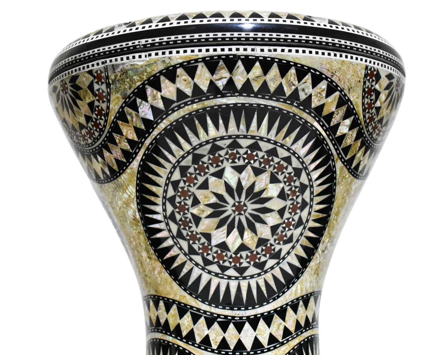 Gawharet El Fan Classic 17/17.5 inch Drum Darbuka Doumbek Tabla Mother of Pearl (Arabesque)