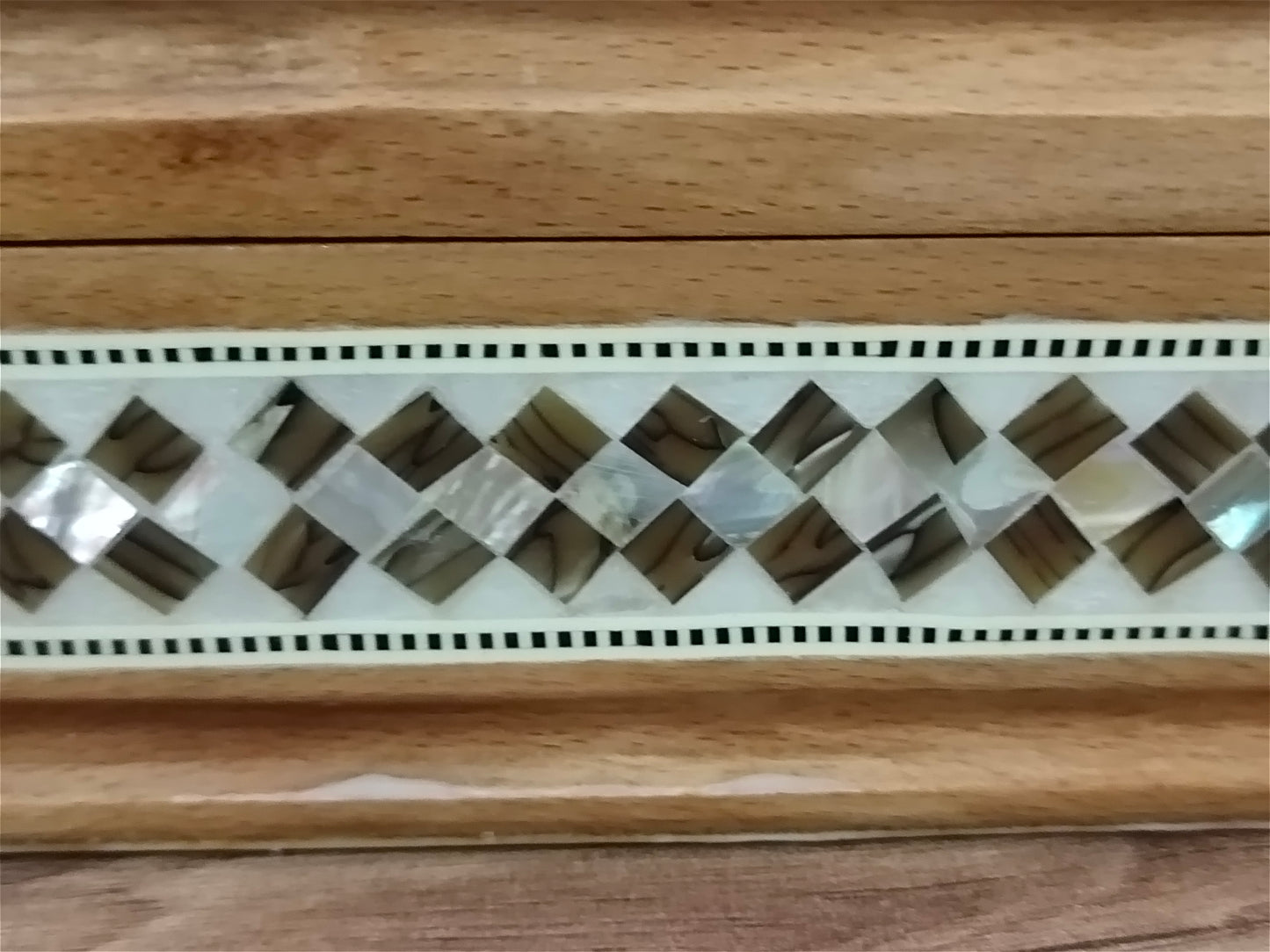 Wood Jewelry Box Inlaid mother of Pearl Egyptian Handmade (8" X 5.2" x 2.8" inch)