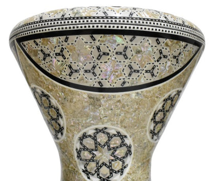 Gawharet El Fan Sombaty 18.5/19 inch Drum Darbuka Doumbek Tabla  mother of pearl (Duke 19")