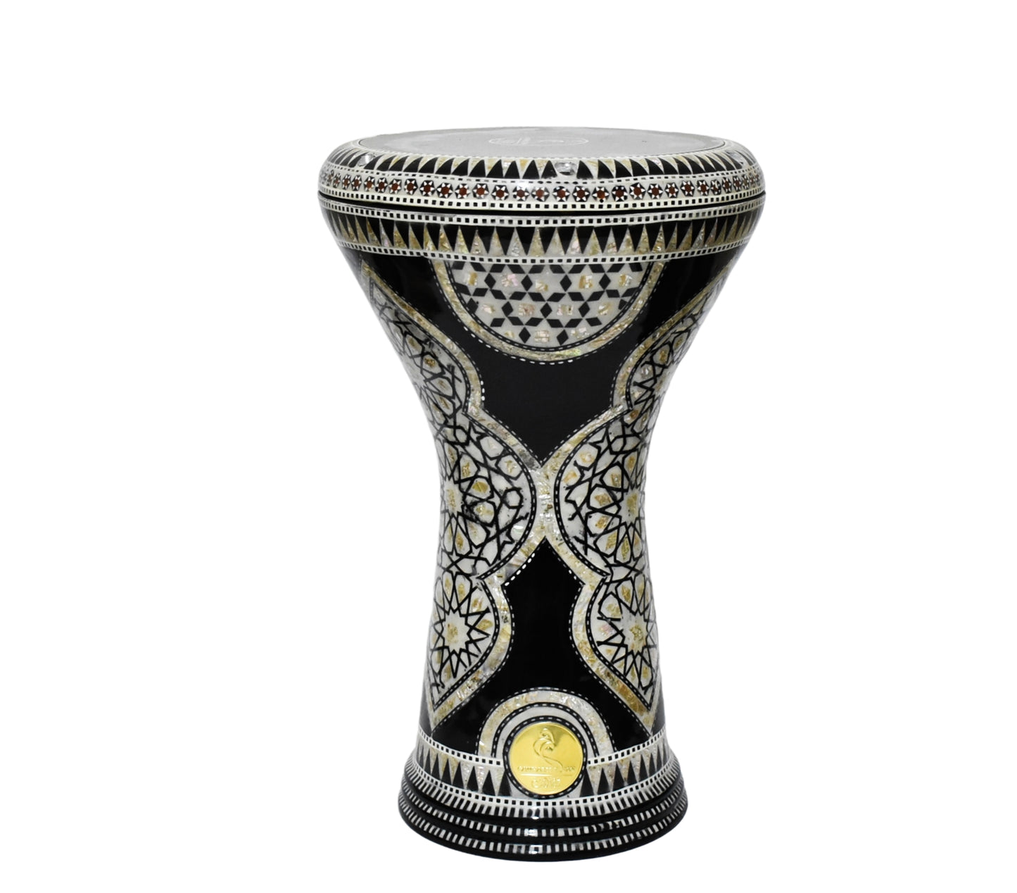 (Black canyon) Gawharet El Fan Classic 17 inch Mother of Pearl Egyptian Darbuka Drum Doumbek