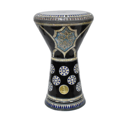 Gawharet El Fan Sombaty 18.5/19 inch Drum Darbuka Doumbek Tabla  mother of pearl (Night blossom 19")