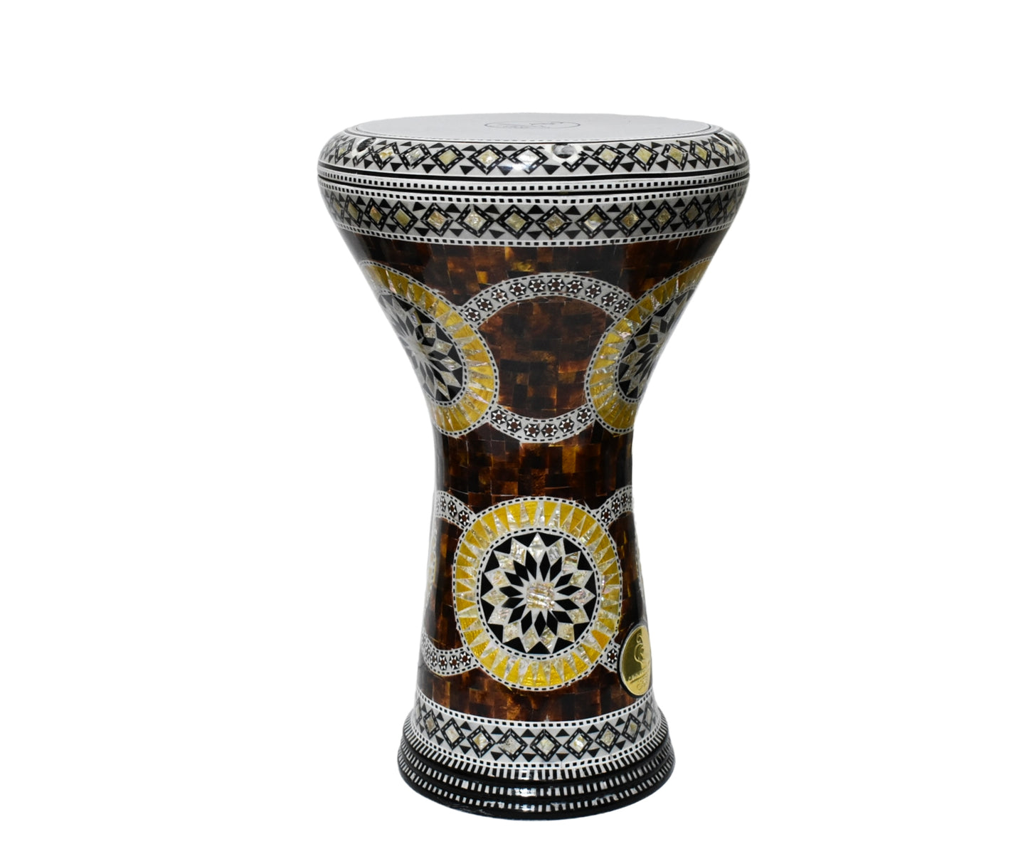 (Pemi) Gawharet El Fan Classic 17 inch Mother of Pearl Egyptian Darbuka Drum Doumbek