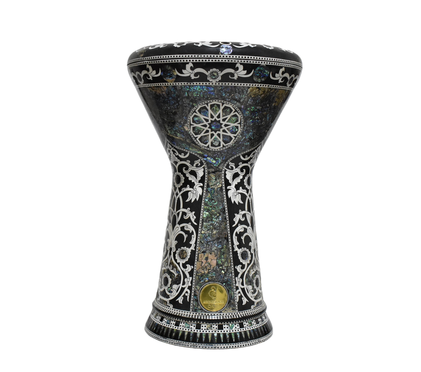 Gawharet El Fan Sombaty 18.5/19 inch Drum Darbuka Doumbek Tabla Blue mother of pearl (Endubis)