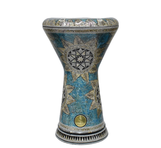 Gawharet El Fan Sombaty 18.5/19 inch Drum Darbuka Doumbek Tabla mother of pearl ( Sea Star 19" )