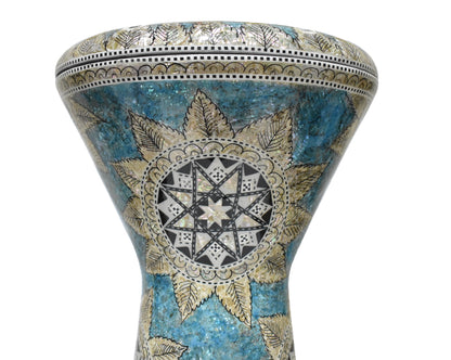 Gawharet El Fan Large Sombaty 21 inch Drum Darbuka Doumbek Tabla mother of pearl ( Sea Star 21" )