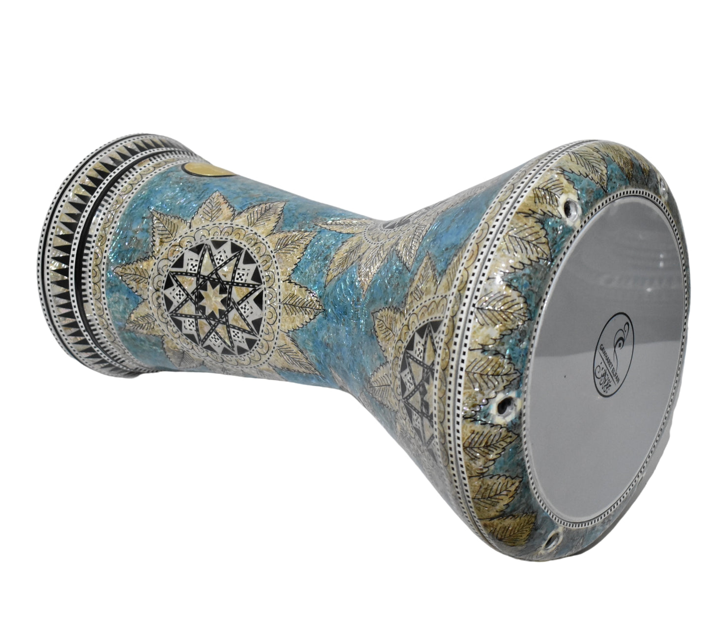 Gawharet El Fan Sombaty 18.5/19 inch Drum Darbuka Doumbek Tabla mother of pearl ( Sea Star 19" )