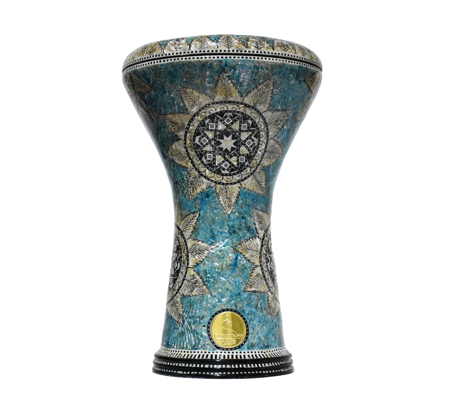 Gawharet El Fan Classic 17/17.5 inch Drum Darbuka Doumbek Tabla Mother of Pearl (Sea Star)