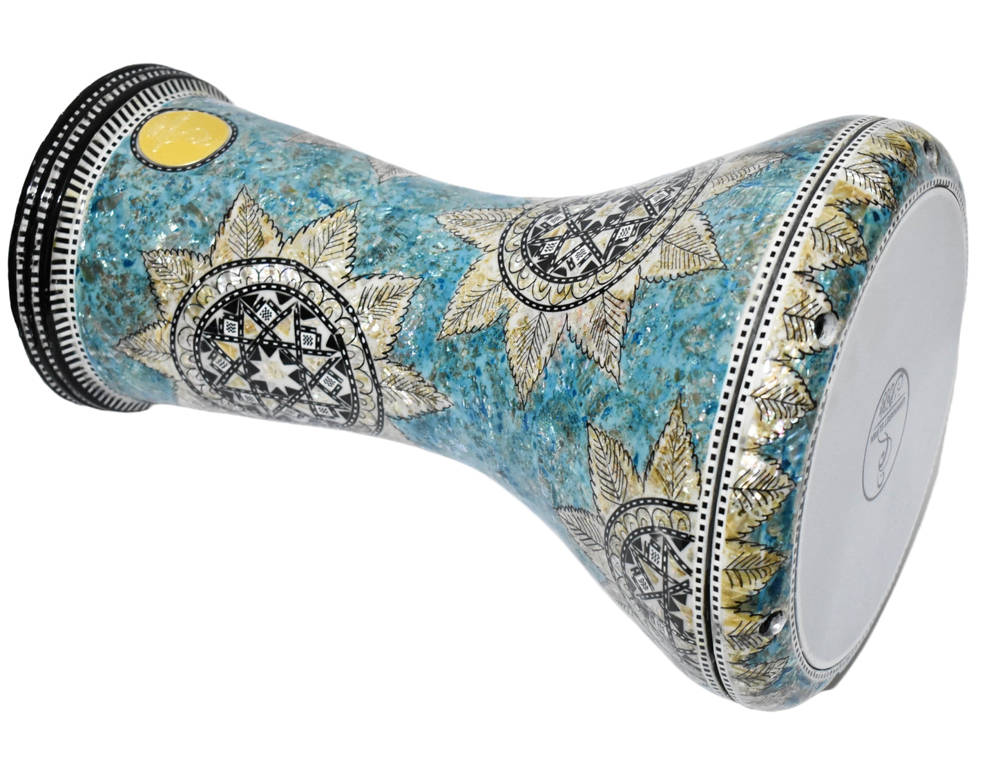 Gawharet El Fan Classic 17/17.5 inch Drum Darbuka Doumbek Tabla Mother of Pearl (Sea Star)